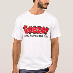 Camiseta del abuelo del mollete del Geezer o del