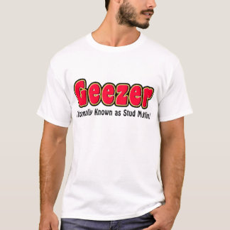 Camiseta del abuelo del mollete del Geezer o del