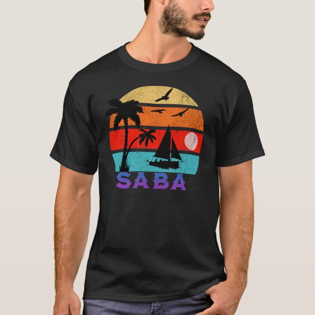Camiseta del abuelo del océano Saba Retro (Anverso)