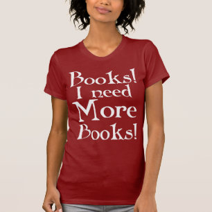 Camiseta del adicto al libro