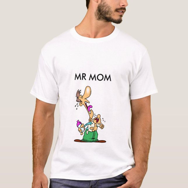 Camiseta del adulto de SR. MOM (Anverso)