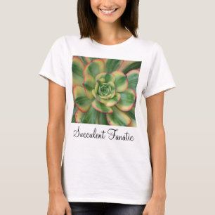 Camiseta del Aeonium del resplandor solar