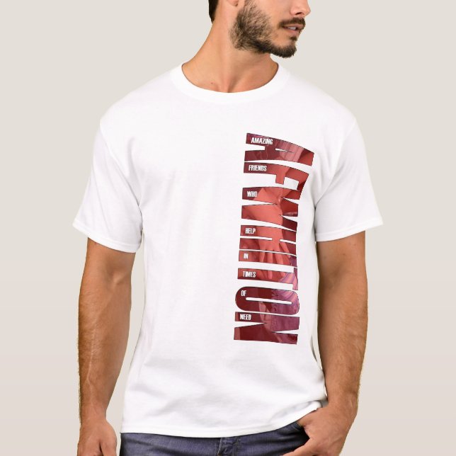Camiseta del AFWHITON de los hombres (Anverso)