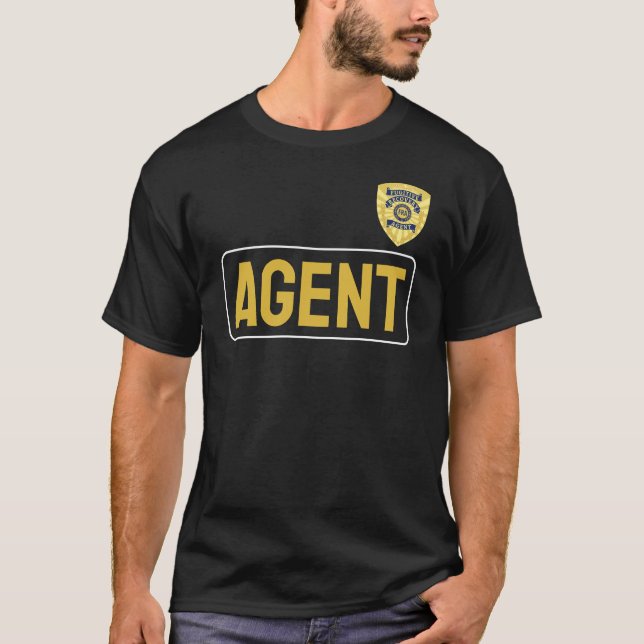 Camiseta del AGENTE DE RECUPERACIÓN FUGITIVA (Anverso)