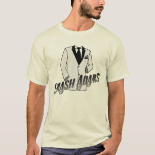 Camiseta del agente secreto de Adams del choque