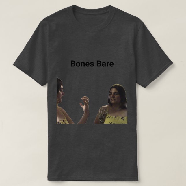 Camiseta del álbum Bones Bare (Diseño del anverso)