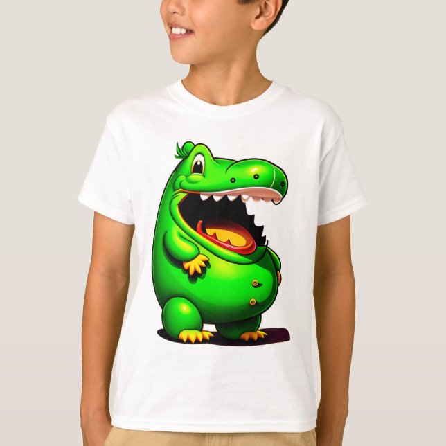 Camiseta del alegre lagarto Unisex (Anverso)