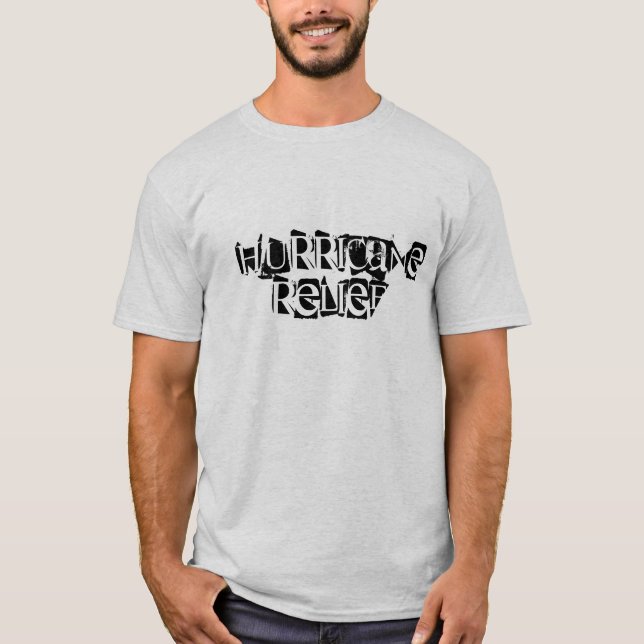 Camiseta del alivio del huracán (Anverso)