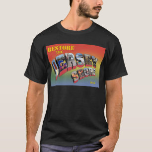 Camiseta del alivio del huracán de la orilla del