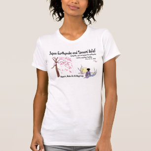 Camiseta del alivio del tsunami del terremoto de