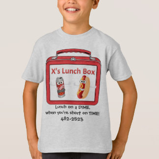 Camiseta del almuerzo del x