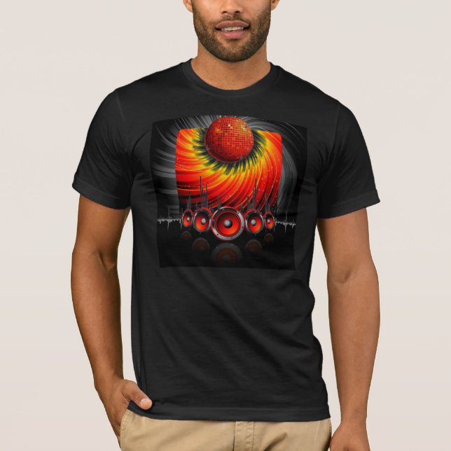 CAMISETA DEL ALTAVOZ DE EXTAZA DJ (Anverso)