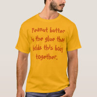Camiseta del amante de la mantequilla de cacahuete