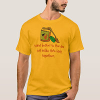 Camiseta del amante de la mantequilla de cacahuete