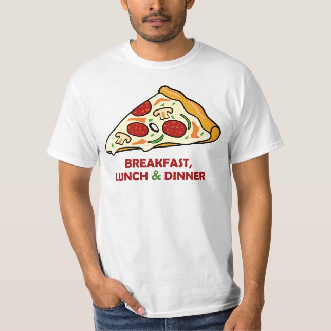 Camiseta del amante de la pizza (Anverso)