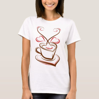 Camiseta del amante del café