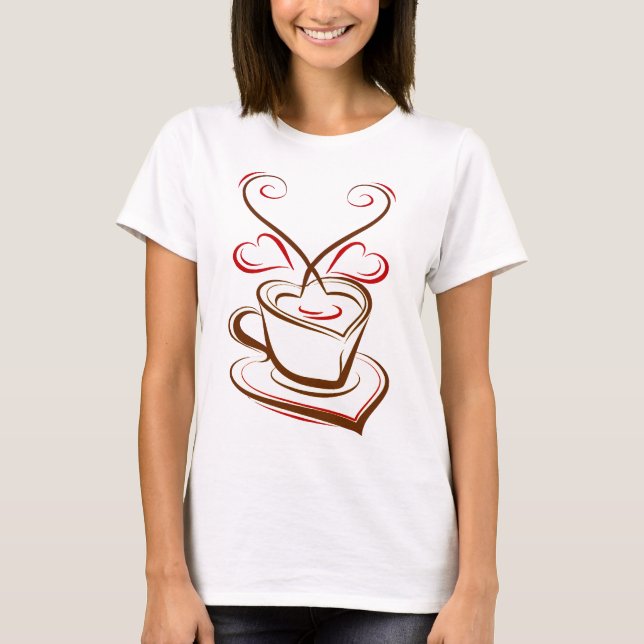 Camiseta del amante del café (Anverso)