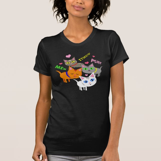 Camiseta del amante del gato (Anverso)
