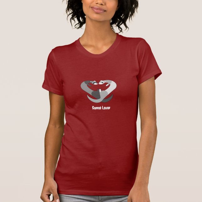 Camiseta del amante del hurón (melado negro) (Anverso)