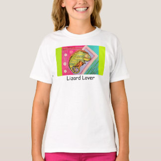 Camiseta del amante del lagarto