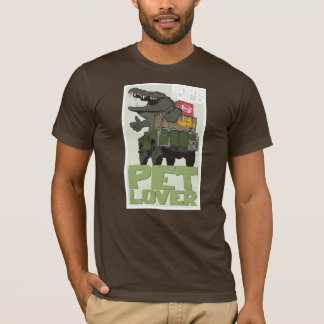 Camiseta del amante del mascota de Land rover