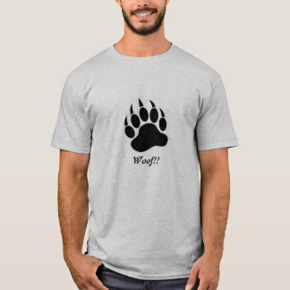 Camiseta del amante del oso del tejido