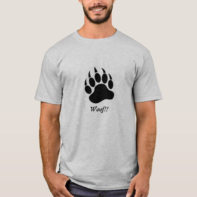 Camiseta del amante del oso del tejido (Anverso)