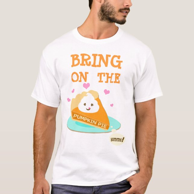 Camiseta del amante del pastel de calabaza (Anverso)