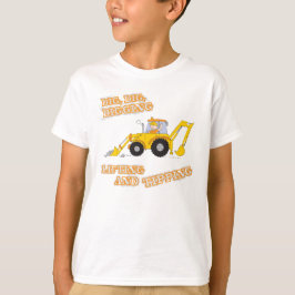 Camiseta del amarillo del trabajador de la