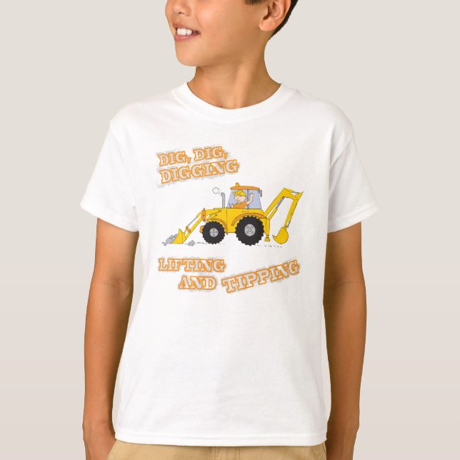 Camiseta del amarillo del trabajador de la (Anverso)
