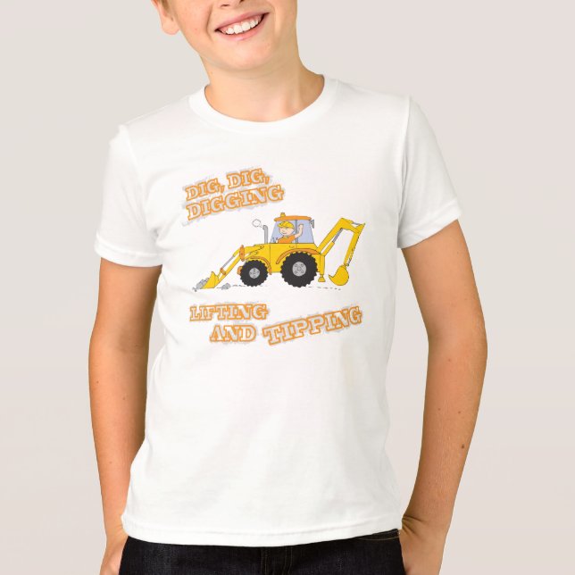Camiseta del amarillo del trabajador de la (Anverso)