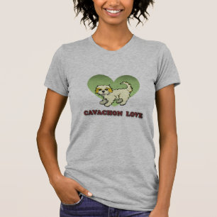 Camiseta del amor de Cavachon