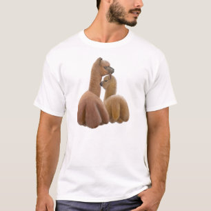 Camiseta del amor de la alpaca
