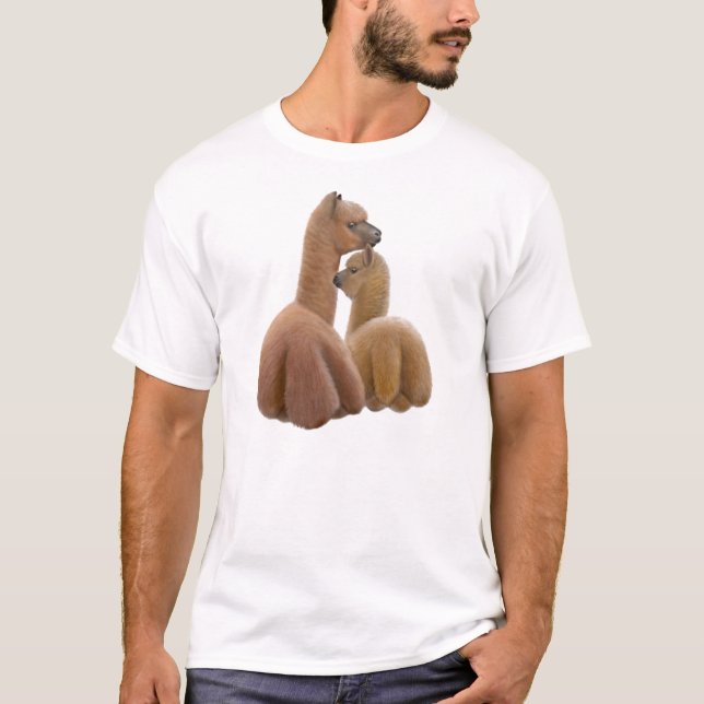 Camiseta del amor de la alpaca (Anverso)