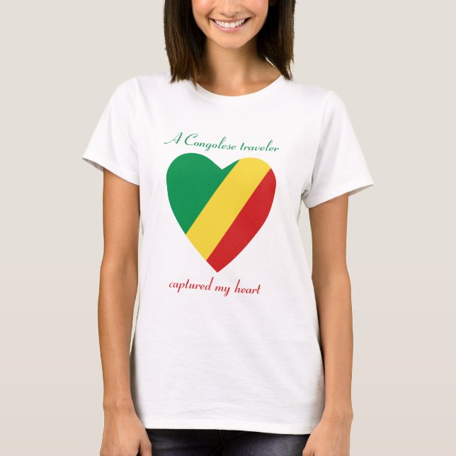 Camiseta del amor de la bandera de (Anverso)
