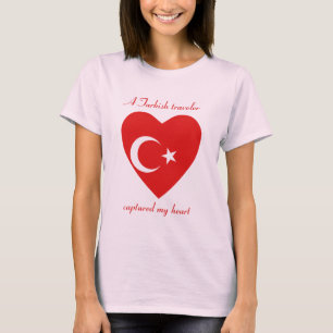 Camiseta del amor de la bandera de Turquía
