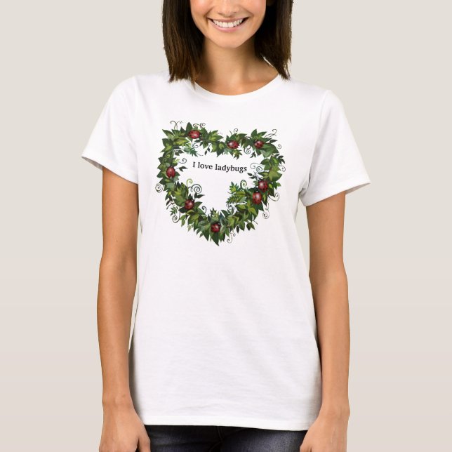 Camiseta del amor de la mariquita (Anverso)