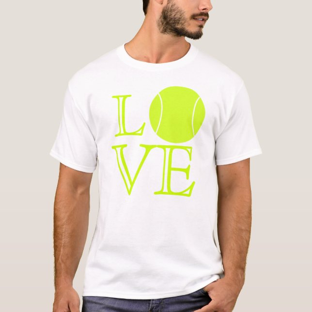 Camiseta del amor del tenis (Anverso)