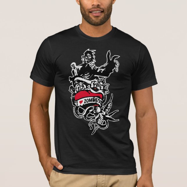 Camiseta del amor del zombi (Anverso)