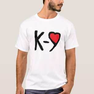 camiseta del amor k9