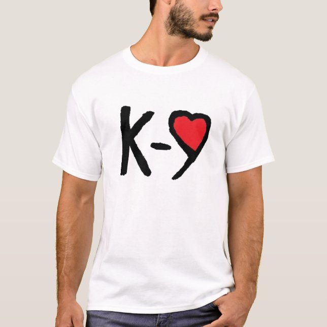 camiseta del amor k9 (Anverso)