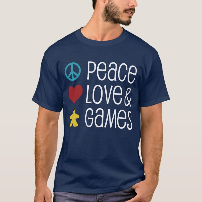 Camiseta del amor y de los juegos de la paz (Anverso)