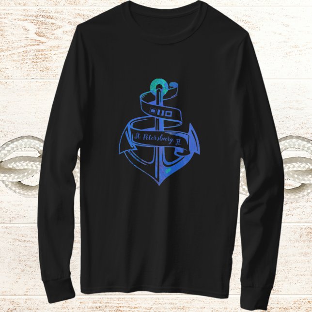 Camiseta del Anclaje del borde azul de la Florida  (Subido por el creador)