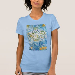Camiseta del Ángel Azul de Oro (Delantera)