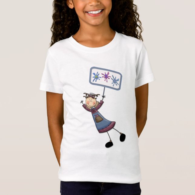 Camiseta del ángel del arte (Anverso)