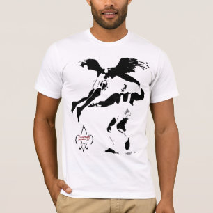 Camiseta del ángel del oscilación