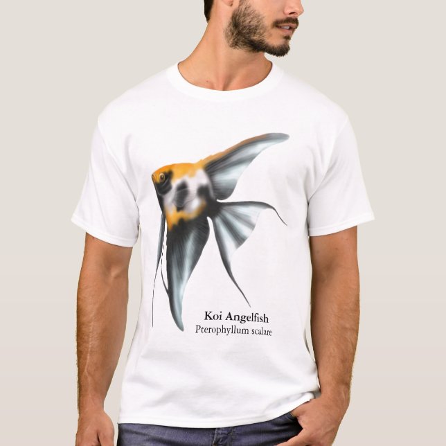 Camiseta del Angelfish de Koi (Anverso)