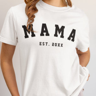 Camiseta del año de establecimiento de MAMÁ person