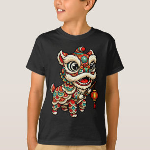 Camiseta del año del baile del león chino del caba