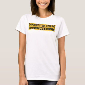 Camiseta del anti-capitalismo de las mujeres
